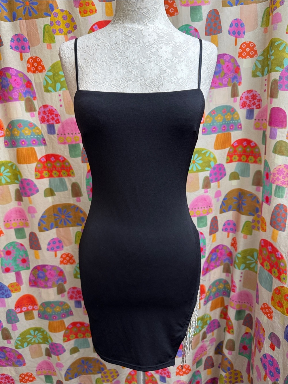 I Joah Mini Dress with Rhinestones. XS?